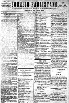 Correio paulistano [jornal], [s/n]. São Paulo-SP, 24 jul. 1880.