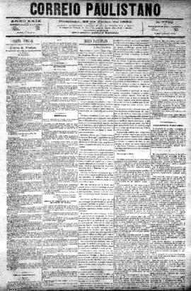 Correio paulistano [jornal], [s/n]. São Paulo-SP, 23 jul. 1882.