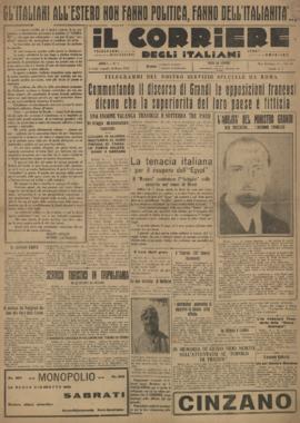 Il Corriere [jornal], a. 1, n. 1. São Paulo-SP, 16 mar. 1931.