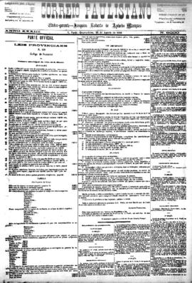 Correio paulistano [jornal], [s/n]. São Paulo-SP, 25 ago. 1886.