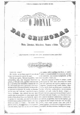 O Jornal das senhoras [jornal], t. 2, [s/n]. Rio de Janeiro-RJ, 07 nov. 1852.
