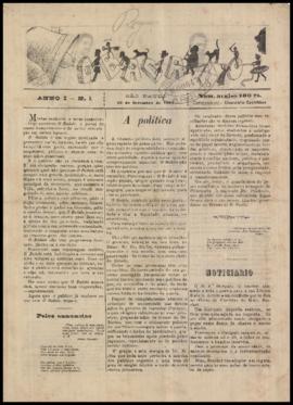 O Badalo [jornal], a. 1, n. 1. São Paulo-SP, 19 set. 1897.