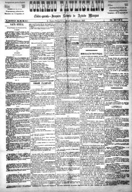 Correio paulistano [jornal], [s/n]. São Paulo-SP, 22 set. 1885.