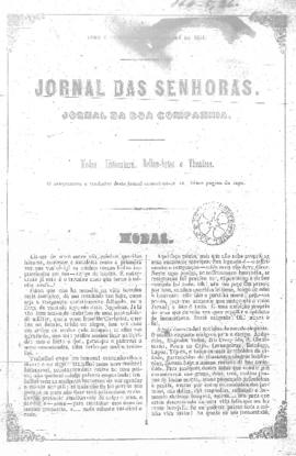 O Jornal das senhoras [jornal], t. 5, [s/n]. Rio de Janeiro-RJ, 02 jan. 1854.
