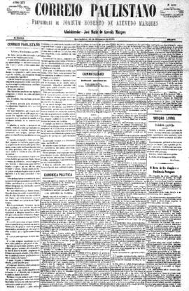 Correio paulistano [jornal], [s/n]. São Paulo-SP, 25 dez. 1878.