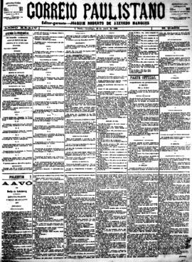 Correio paulistano [jornal], [s/n]. São Paulo-SP, 22 abr. 1888.