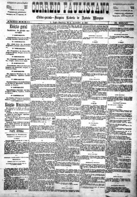 Correio paulistano [jornal], [s/n]. São Paulo-SP, 20 dez. 1885.