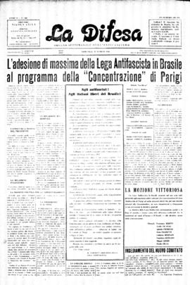 La Difesa [jornal], a. 6, n. 318. São Paulo-SP, 27 jul. 1930.