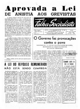 Folha socialista [jornal], a. 3, n. 40. São Paulo-SP, 01 dez. 1949.