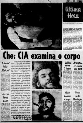 Última Hora [jornal]. Rio de Janeiro-RJ, 11 out. 1967 [ed. matutina].