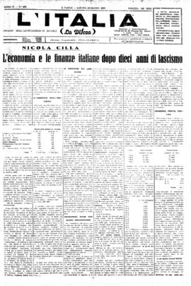 La Difesa [jornal], a. 9, n. 469. São Paulo-SP, 25 mar. 1933.