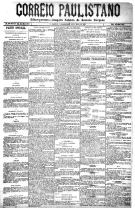 Correio paulistano [jornal], [s/n]. São Paulo-SP, 12 mai. 1887.