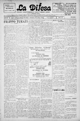 La Difesa [jornal], a. 3, n. 125. São Paulo-SP, 19 dez. 1926.