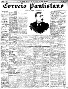 Correio paulistano [jornal], [s/n]. São Paulo-SP, 19 ago. 1900.
