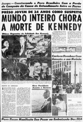 Última Hora [jornal]. Rio de Janeiro-RJ, 23 nov. 1963 [ed. vespertina].