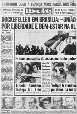 Última Hora [jornal]. Rio de Janeiro-RJ, 17 jun. 1969 [ed. matutina].
