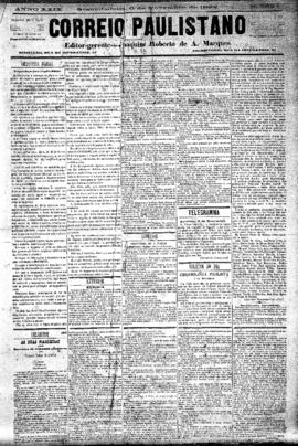 Correio paulistano [jornal], [s/n]. São Paulo-SP, 06 nov. 1882.