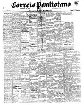 Correio paulistano [jornal], [s/n]. São Paulo-SP, 01 mai. 1903.