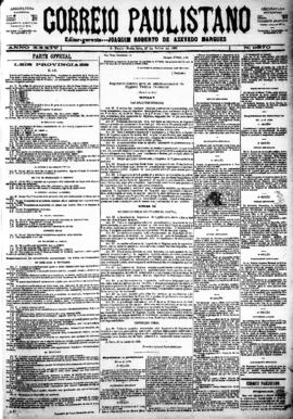 Correio paulistano [jornal], [s/n]. São Paulo-SP, 27 jul. 1888.