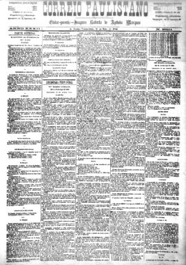 Correio paulistano [jornal], [s/n]. São Paulo-SP, 11 mai. 1886.