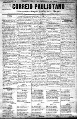 Correio paulistano [jornal], [s/n]. São Paulo-SP, 02 out. 1882.