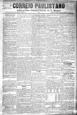 Correio paulistano [jornal], [s/n]. São Paulo-SP, 24 out. 1882.