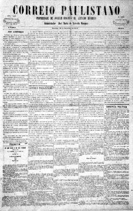 Correio paulistano [jornal], [s/n]. São Paulo-SP, 10 nov. 1878.