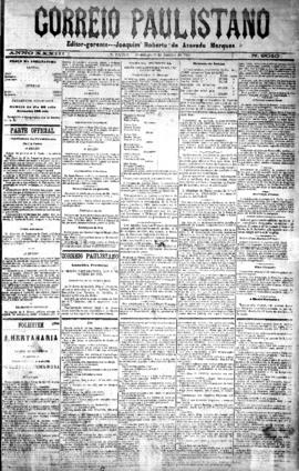 Correio paulistano [jornal], [s/n]. São Paulo-SP, 09 jan. 1887.