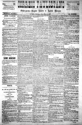 Correio paulistano [jornal], [s/n]. São Paulo-SP, 31 mai. 1885.