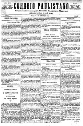 Correio paulistano [jornal], [s/n]. São Paulo-SP, 02 out. 1880.