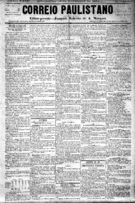 Correio paulistano [jornal], [s/n]. São Paulo-SP, 16 nov. 1882.