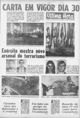 Última Hora [jornal]. Rio de Janeiro-RJ, 18 out. 1969 [ed. vespertina].