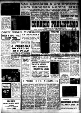 Correio paulistano [jornal], [s/n]. São Paulo-SP, 27 jan. 1957.