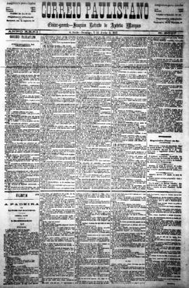 Correio paulistano [jornal], [s/n]. São Paulo-SP, 07 jun. 1885.