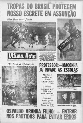 Última Hora [jornal]. Rio de Janeiro-RJ, 14 ago. 1969 [ed. matutina].