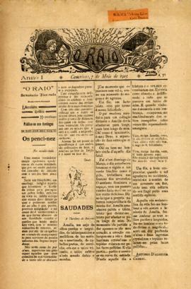 O Raio [jornal], a. 1, n. 20. Campinas-SP, 07 mai. 1905.