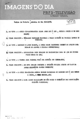 TV Tupi [emissora]. Revista Feminina [programa]. Roteiro [televisivo], 05 fev. 1960.