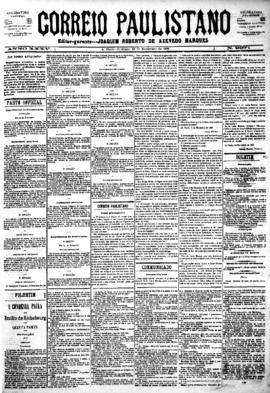 Correio paulistano [jornal], [s/n]. São Paulo-SP, 25 nov. 1888.