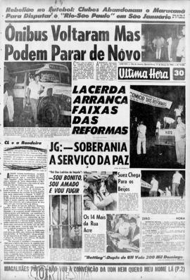Última Hora [jornal]. Rio de Janeiro-RJ, 11 mar. 1964 [ed. vespertina].