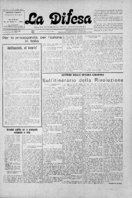 La Difesa [jornal], a. 8, n. 365. São Paulo-SP, 25 jul. 1931.