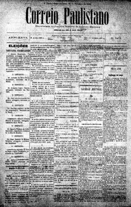 Correio paulistano [jornal], [s/n]. São Paulo-SP, 31 out. 1881.