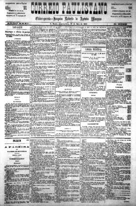 Correio paulistano [jornal], [s/n]. São Paulo-SP, 27 mai. 1885.