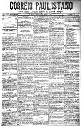 Correio paulistano [jornal], [s/n]. São Paulo-SP, 24 mar. 1887.