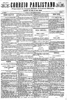 Correio paulistano [jornal], [s/n]. São Paulo-SP, 11 dez. 1880.