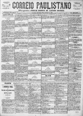 Correio paulistano [jornal], [s/n]. São Paulo-SP, 26 out. 1888.