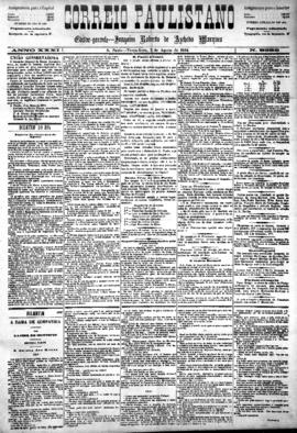 Correio paulistano [jornal], [s/n]. São Paulo-SP, 05 ago. 1884.