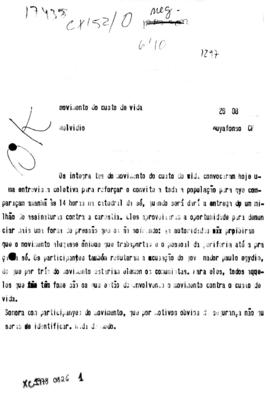 TV Tupi [emissora]. Dossiê subsidiário [programa não identificado], 26 ago. 1978.