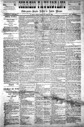 Correio paulistano [jornal], [s/n]. São Paulo-SP, 08 abr. 1885.