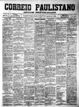 Correio paulistano [jornal], [s/n]. São Paulo-SP, 30 ago. 1894.