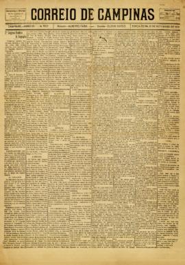 Correio de Campinas [jornal], a. 26, n. 7527. Campinas-SP, 13 set. 1910.